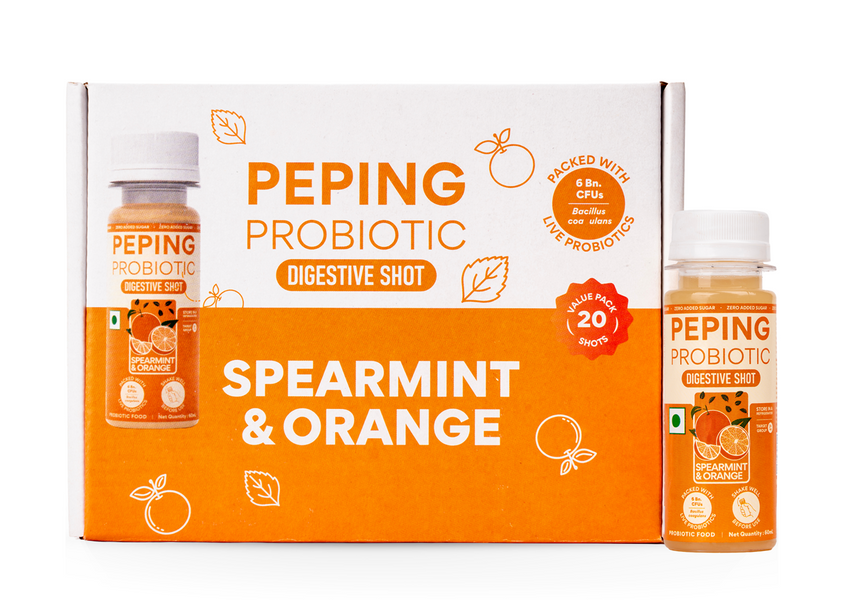 Probiotic Shot Spearmint Orange
