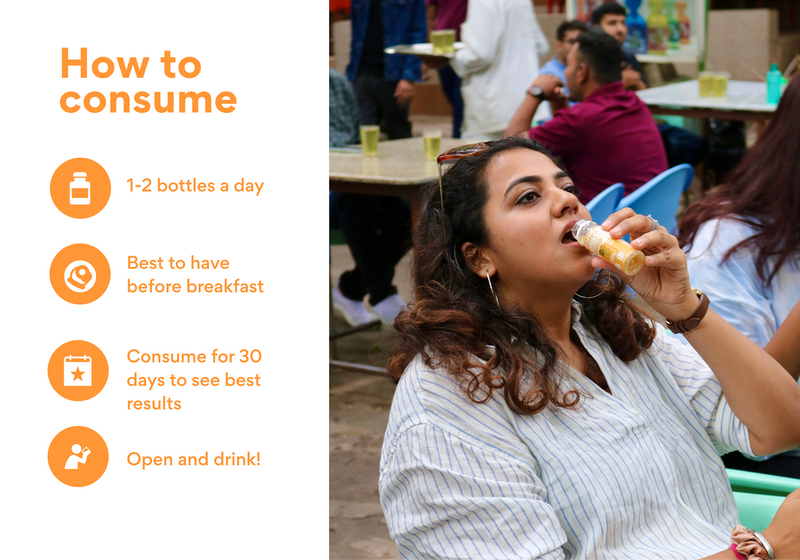 Probiotic Shot Ginger Pineapple