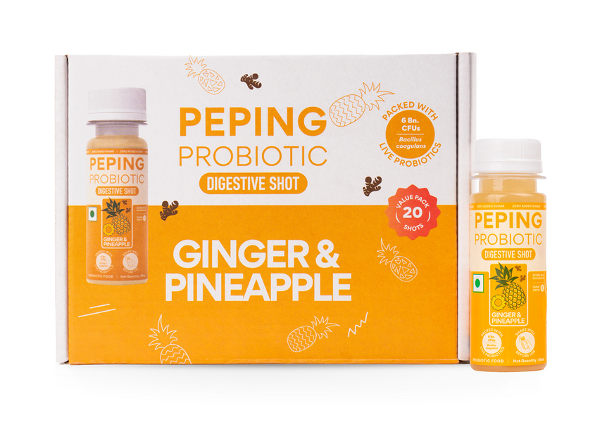 Probiotic Shot Ginger Pineapple