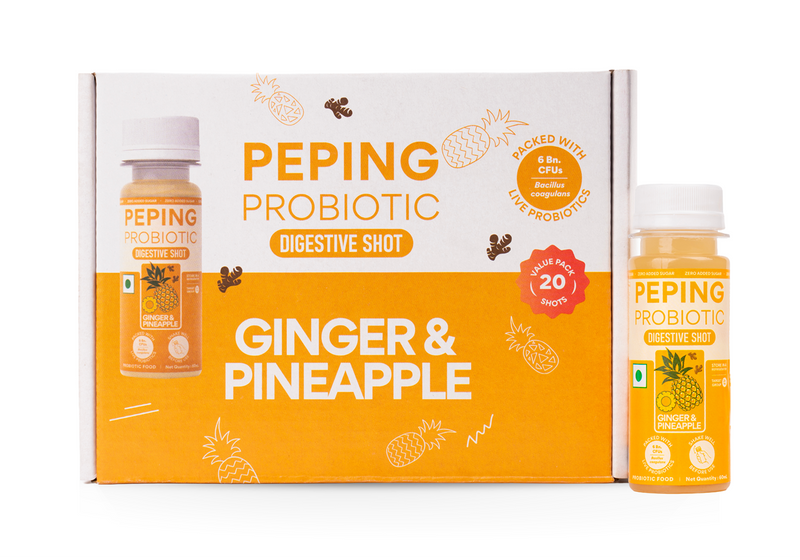 Probiotic Shot Ginger Pineapple
