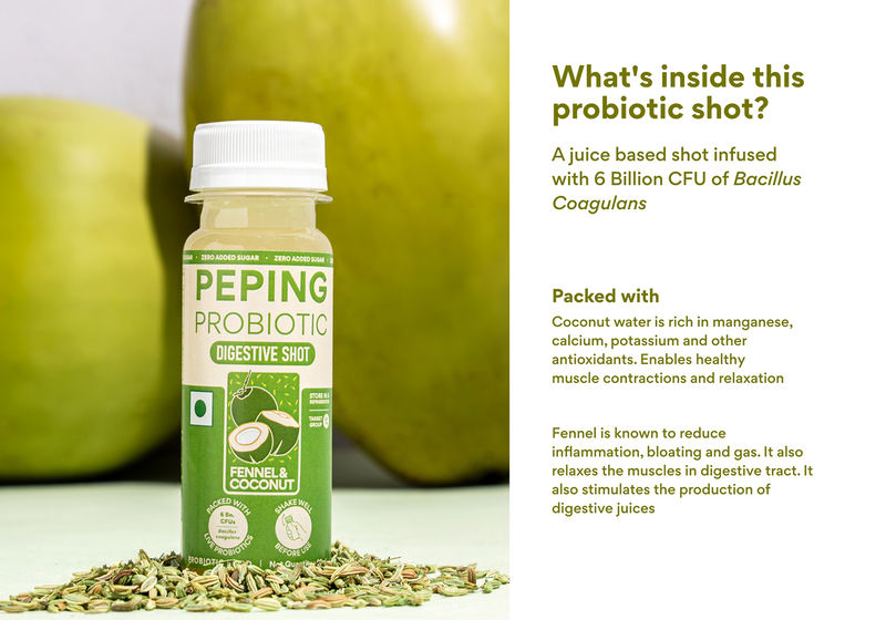 Probiotic Shot Fennel Coconut