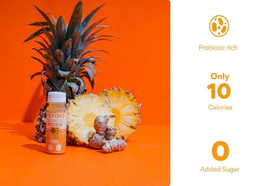 Probiotic Shot Ginger Pineapple