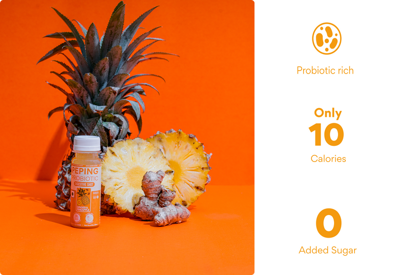 Probiotic Shot Ginger Pineapple