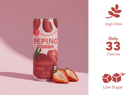 Prebiotic Fizz Strawberry Cream